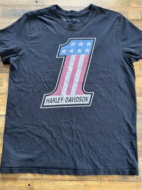 Harley-Davidson USA 1 Tee Black L